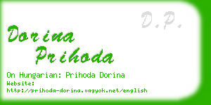 dorina prihoda business card
